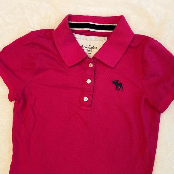 Abercrombie & Fitch Icon Polo Pink - Picture 2 of 5